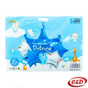 Balon set; Happy Birthday Prince