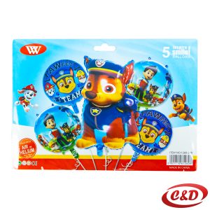 Balon set; Paw Patrol