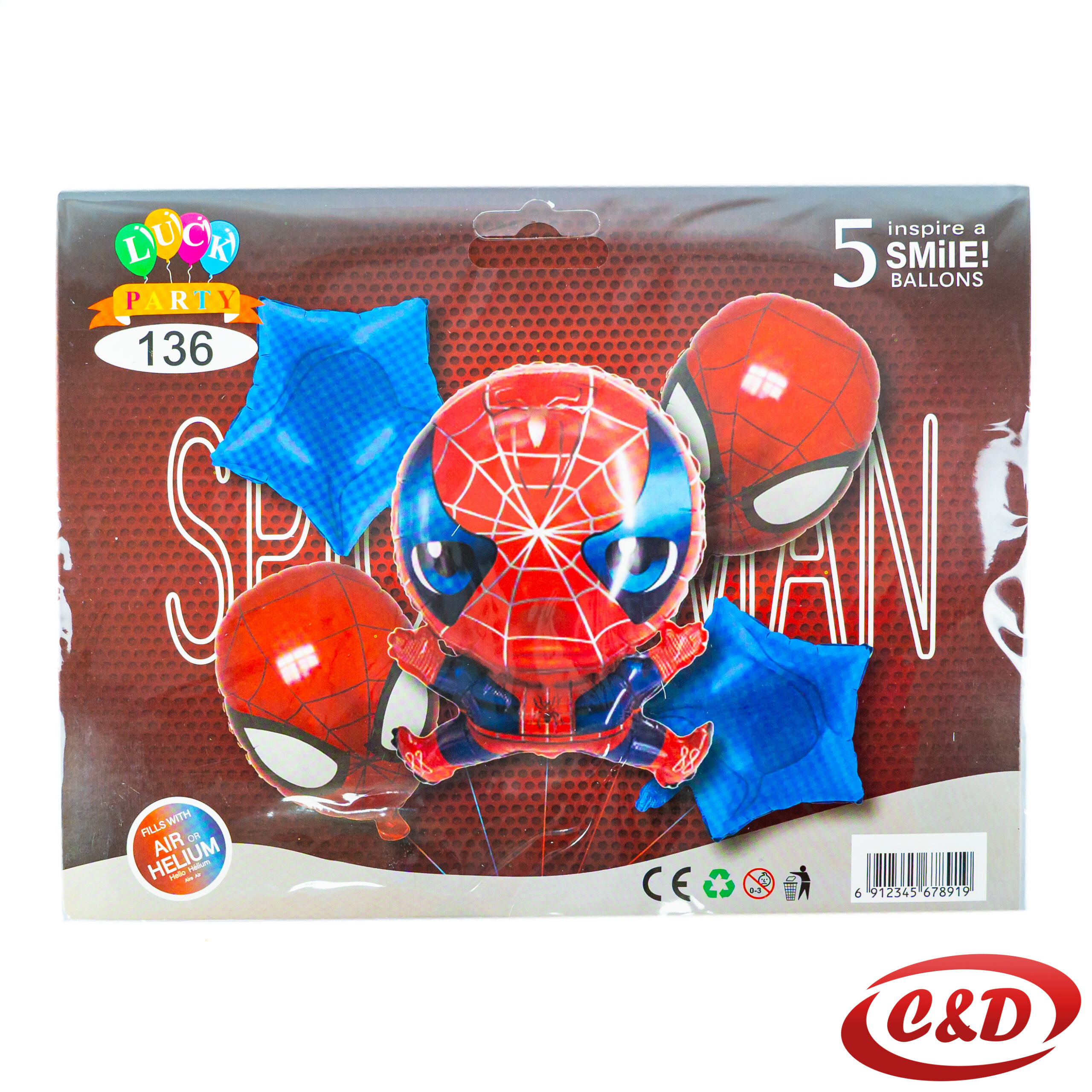 Balon set; Spiderman