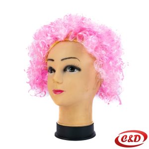 Klaun perika kratka roza za maskenbal