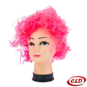 Klaun perika kratka roza za maskenbal