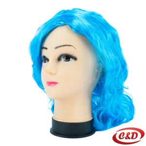 Duga plava perika za maskenbal