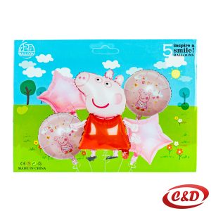 Balon set; Pepa pig