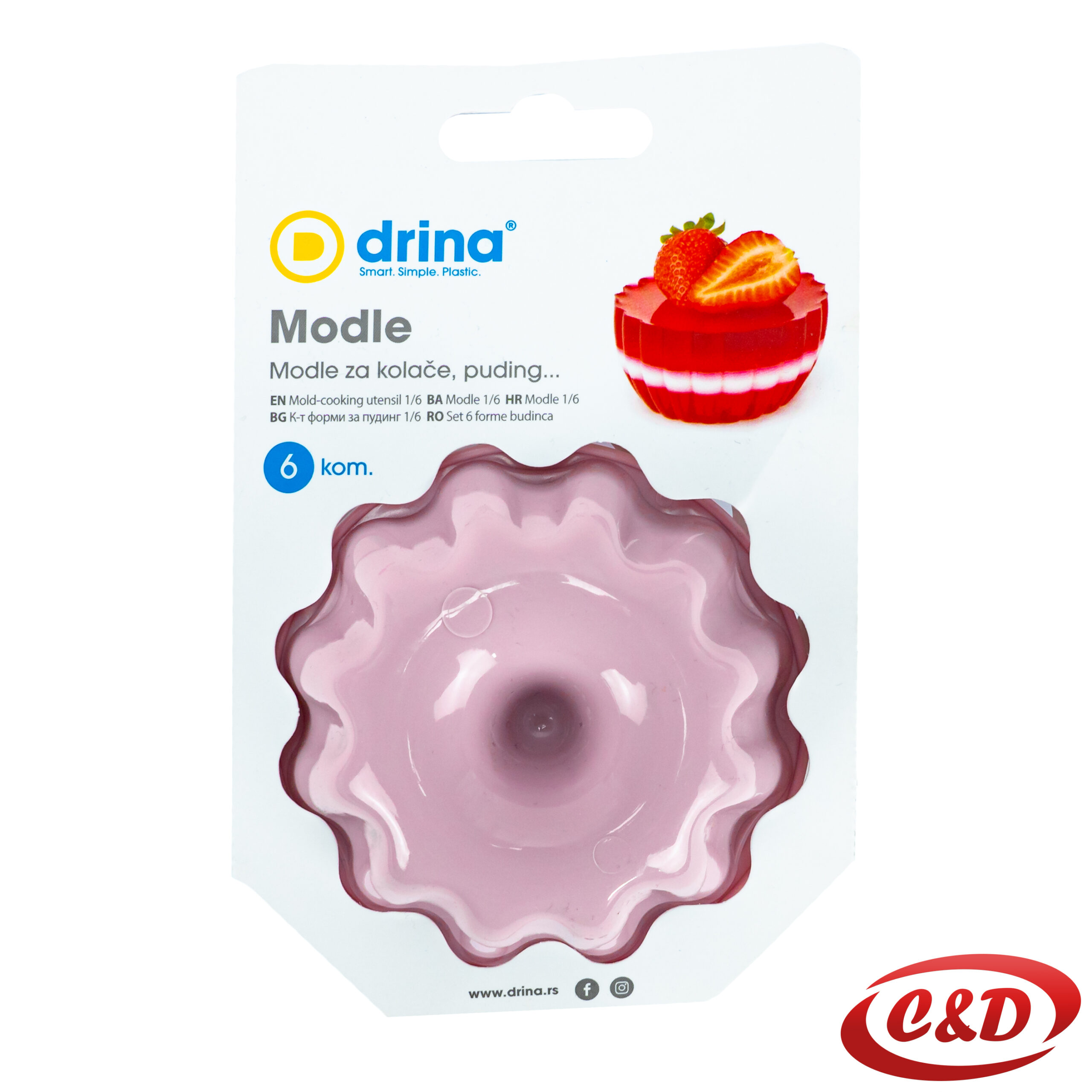 Kalup za puding; 6/1