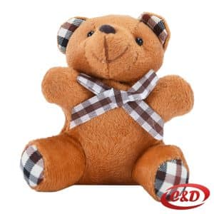 Plišani smeđi medo privjesak 12 cm