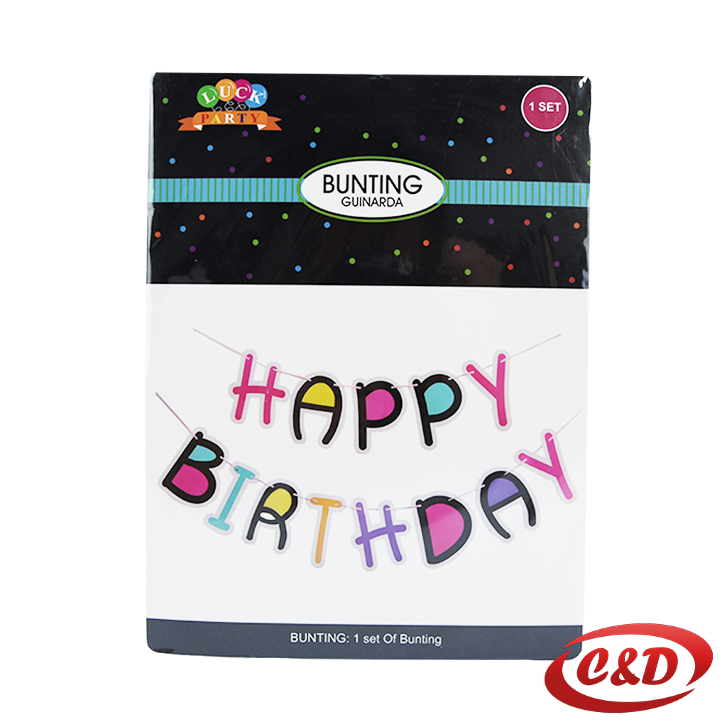 Natpis; Happy Birthday