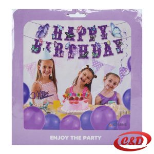 Natpis; Happy Birthday; Leptir