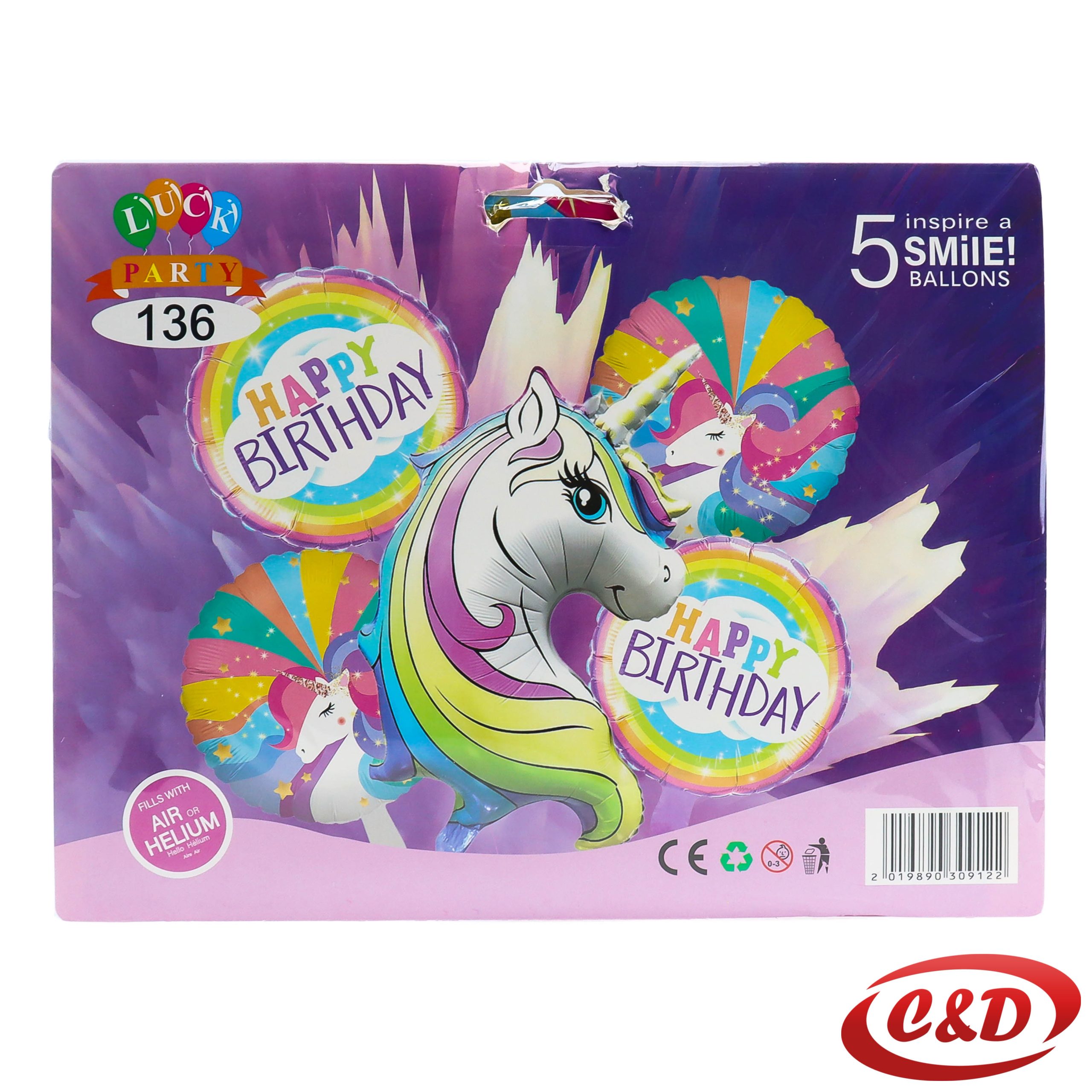 Balon set; Unicorn