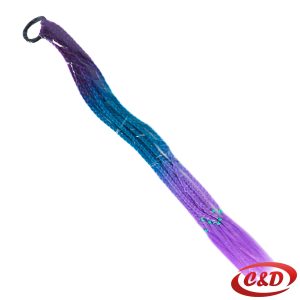 Pletenica na gumici perika