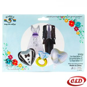 Balon set; Mrs and Mrs