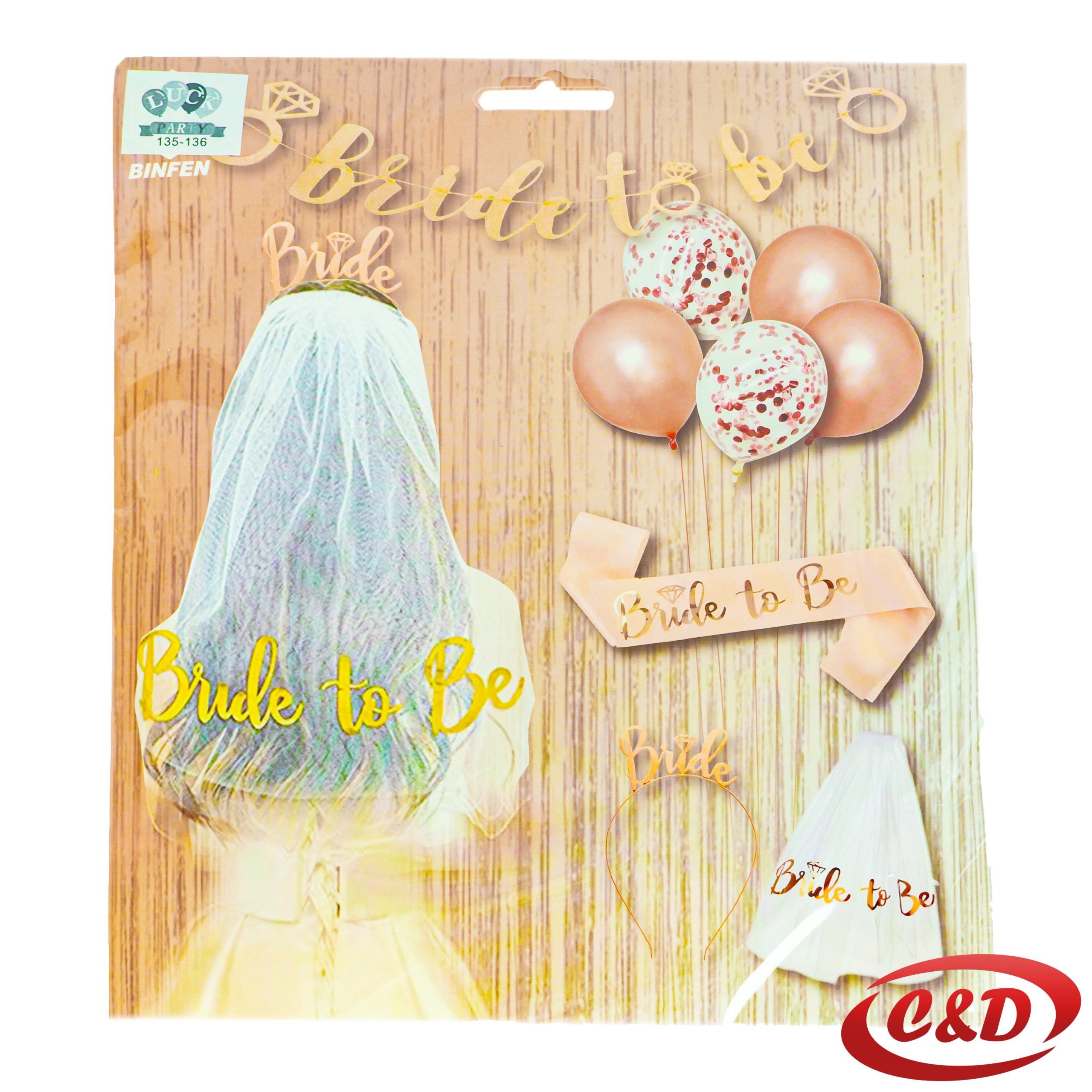 Party set; Bride to Be