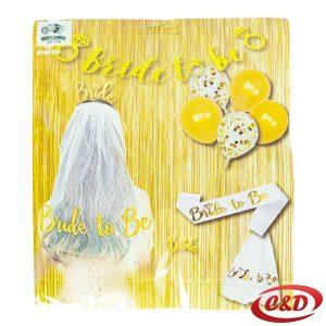 Party set; Bride to Be