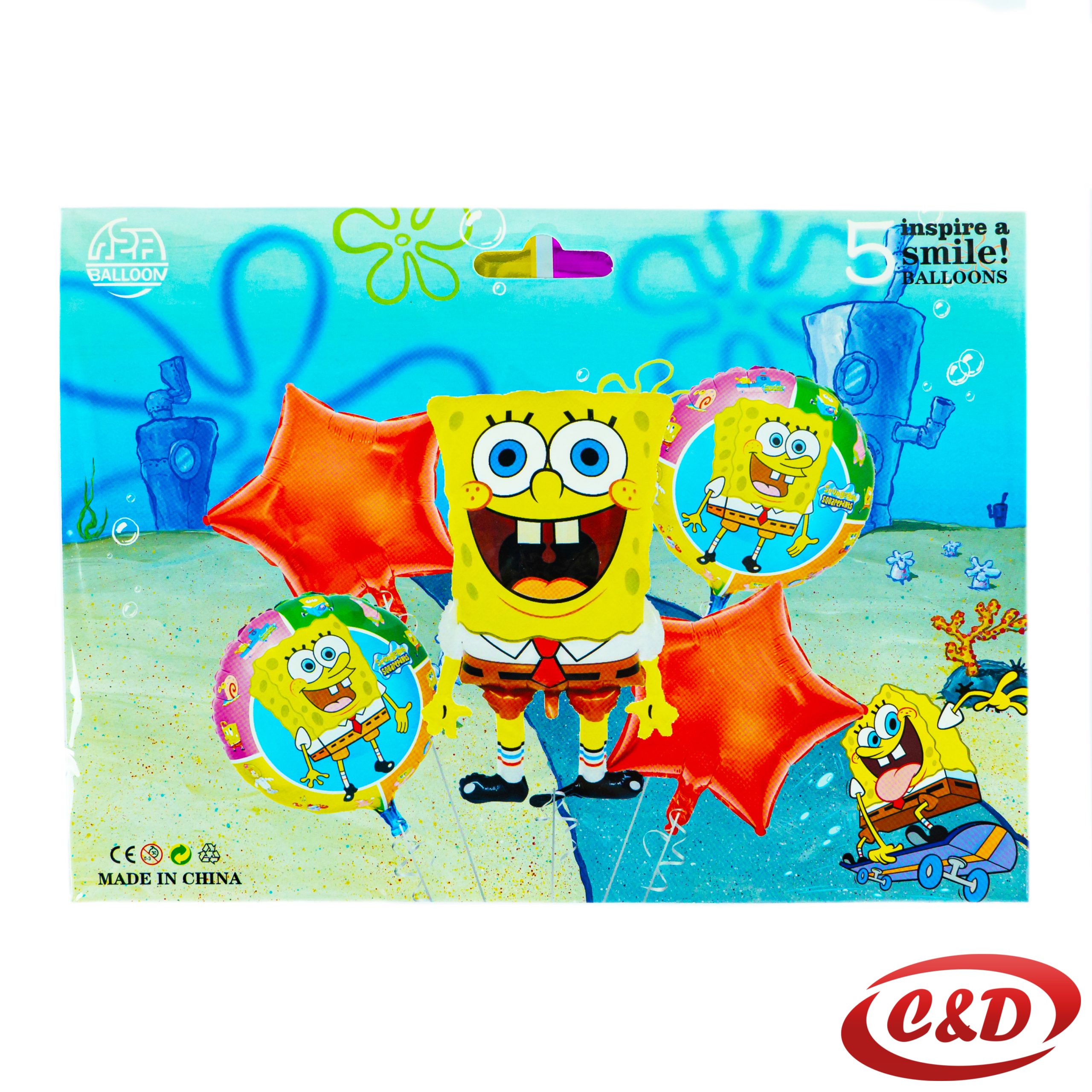 Balon set; Sponge Bob