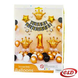 Balon set; Happy Brithday