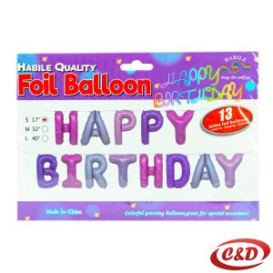 Balon set; Happy Birthday