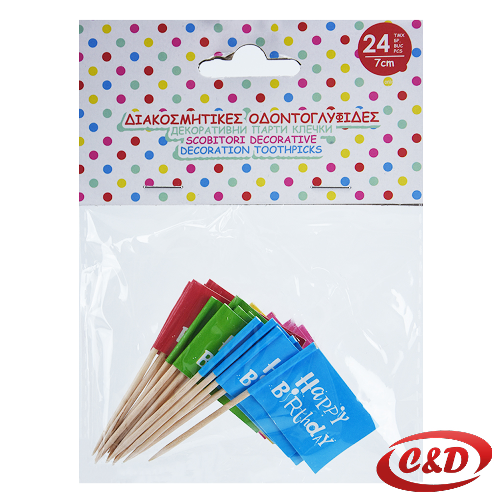 Čačkalice; Zastavice; 24/1