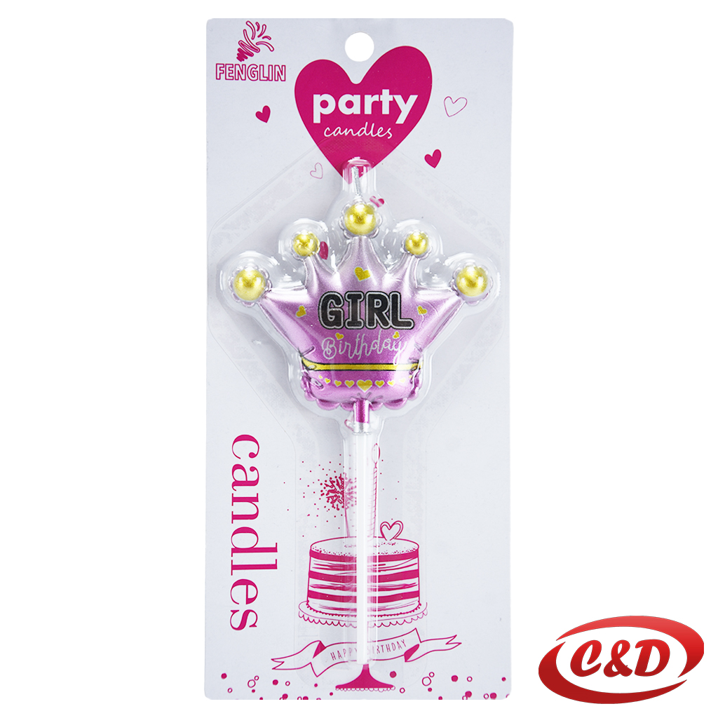 Svijeća; Girl Birthday