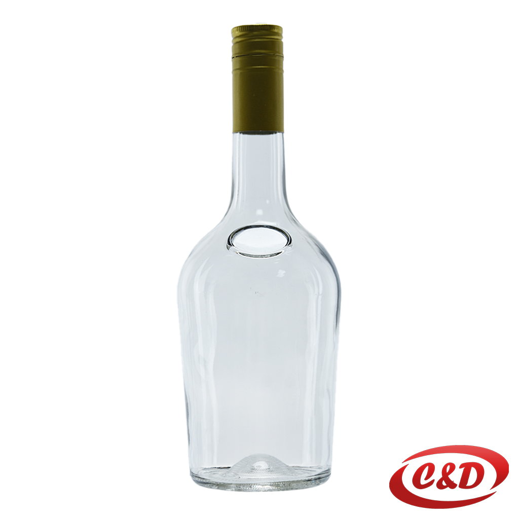Staklena boca Brandy; 700 ml + čep