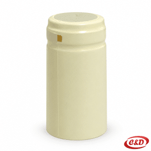 Bež plastična navlaka za bocu visine 6 cm i promjera 3 cm