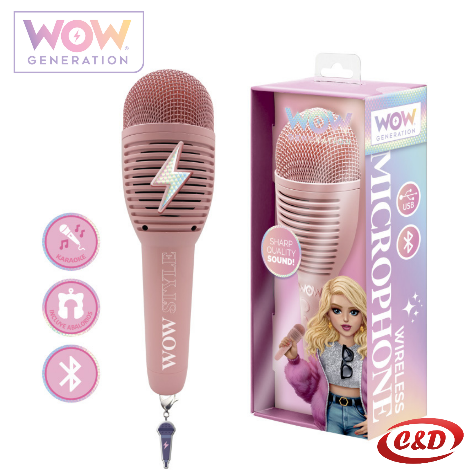 Bluetooth mikrofon; WOW Generation