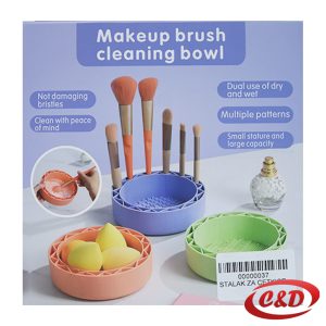 Posuda za čišćenje četkica za šminkanje