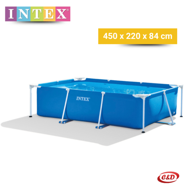 INTEX Bazen; Metalna konstrukcija; 450 x 220 x 84 cm + PUMPA - Slika 6