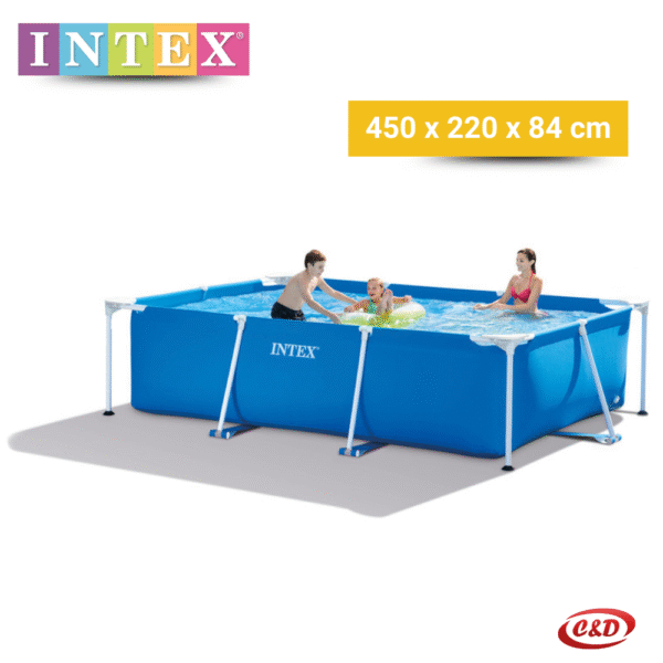INTEX Bazen; Metalna konstrukcija; 450 x 220 x 84 cm + PUMPA - Slika 5