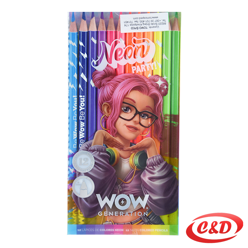 Drvene bojice; 12/1; WOW Generation