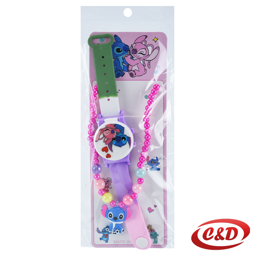 Dječji set; Sat + narukvica; Stitch
