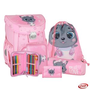 Školski ruksak set; 5u1; Spirit