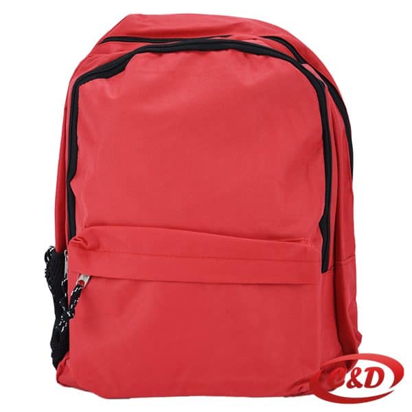 Crveni Must Mood školski ruksak od poliestera s ergonomskim leđima dimenzija 42 × 32 × 19 cm
