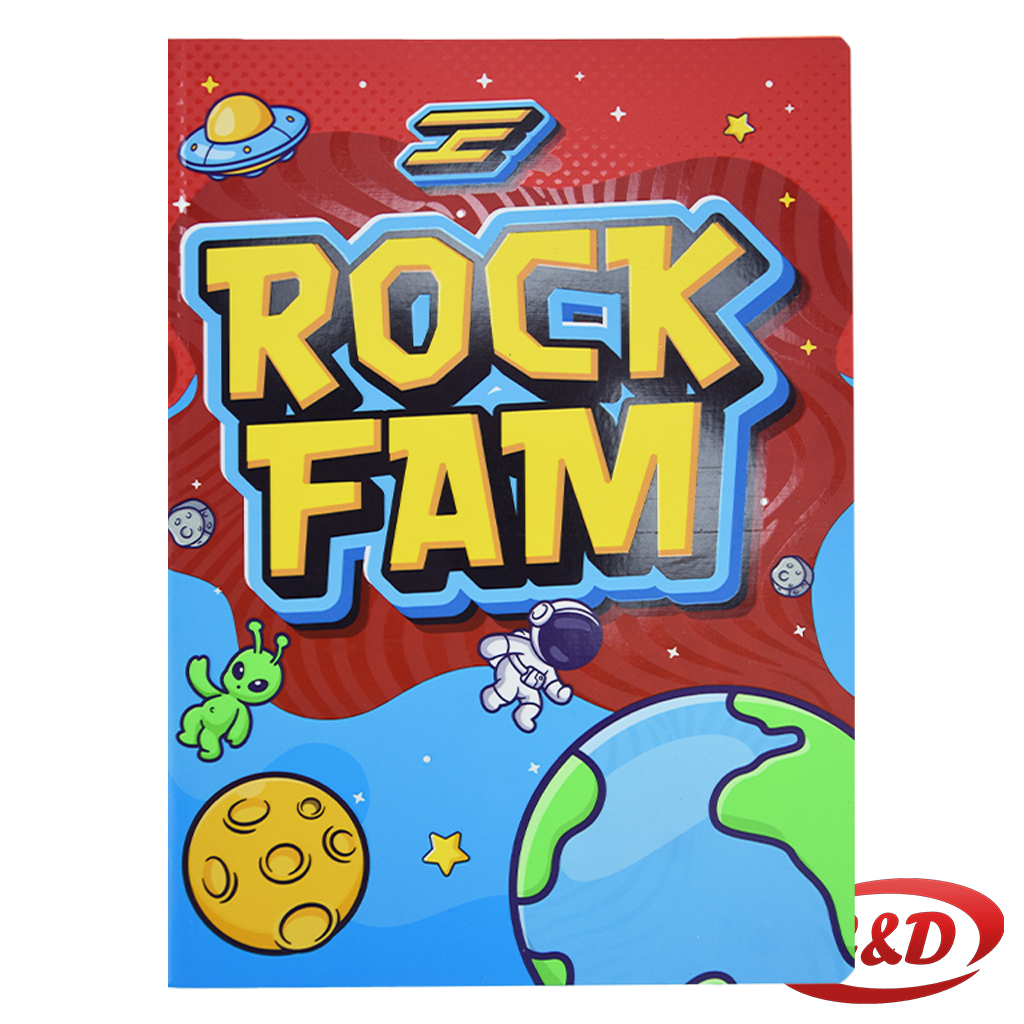 Bilježnica; A5; Meki uvez; Rock Fam