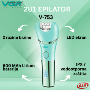 Epilator 2u1; VGR V-753