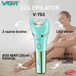 Epilator 2u1; VGR V-753