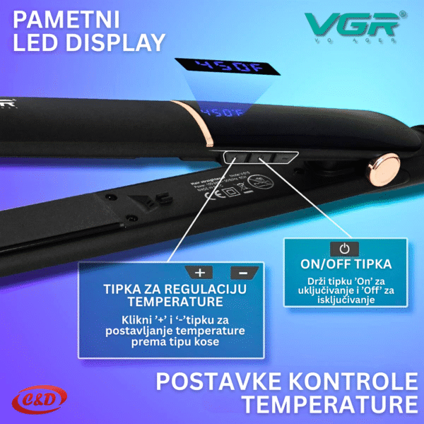 Pegla za kosu; VGR V-515 - Slika 7