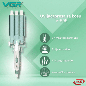 Uvijač/presa za kosu; VGR V-595