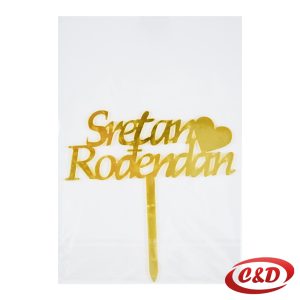 Toper za tortu; Sretan Rođendan