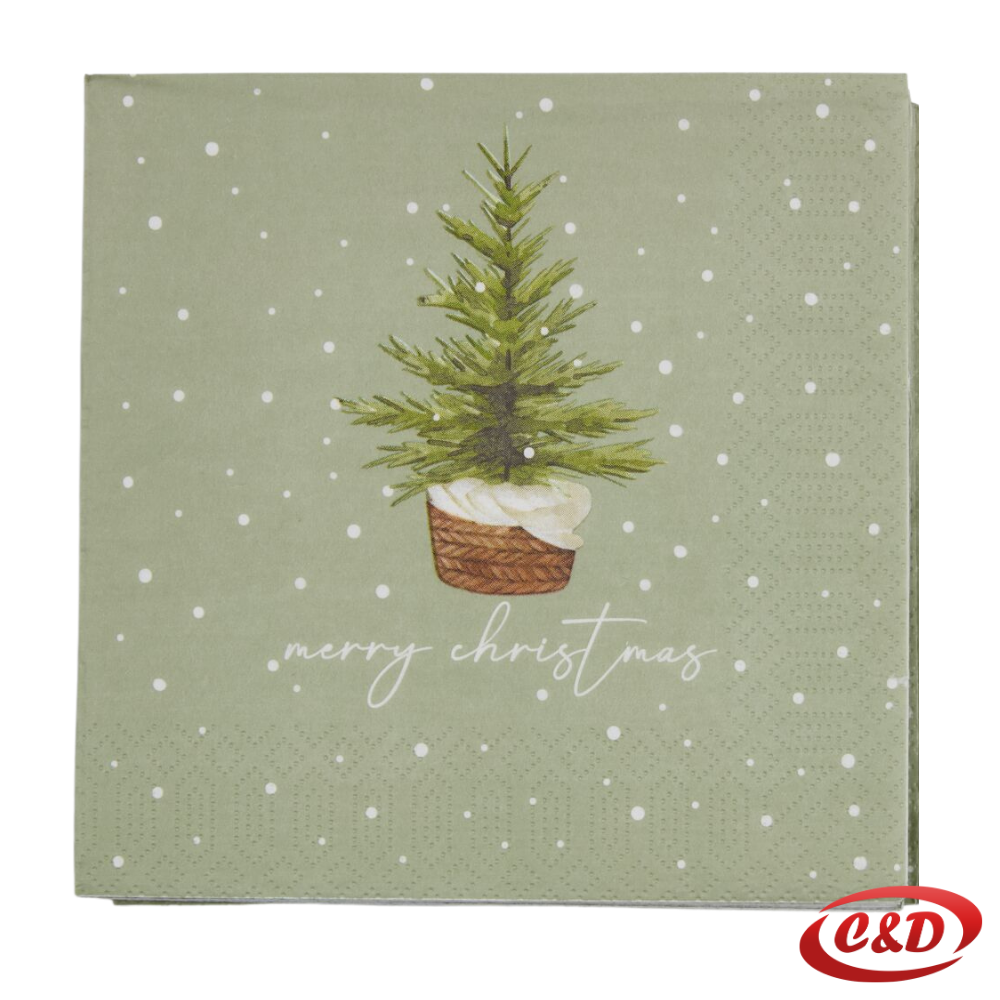 Novogodišnje salvete; AKVAMARIN