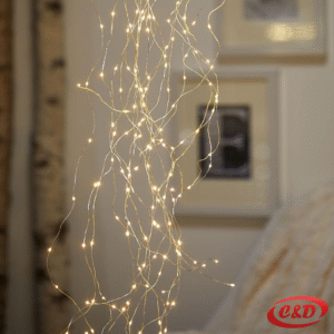 Lampice; LED; Vodopad; Na siliku; ENGELSHAAR; 1,5 m