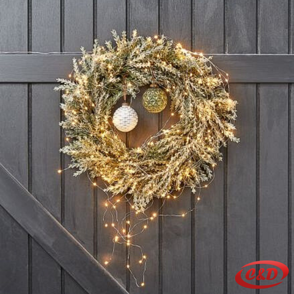 Lampice; LED; Vodopad; Na siliku; ENGELSHAAR; 1,5 m - Slika 2