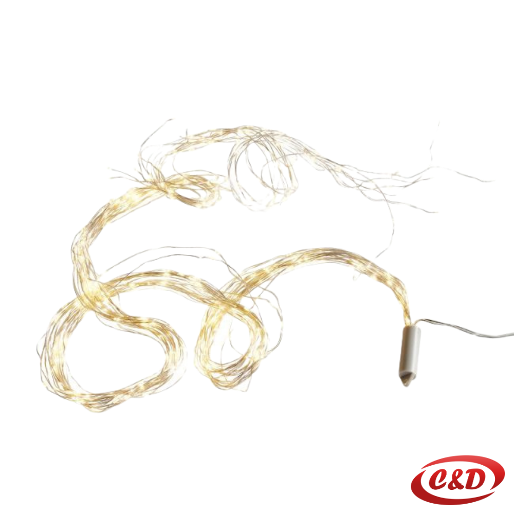 Lampice; LED; Vodopad; Na siliku; ENGELSHAAR; 1,5 m - Slika 3