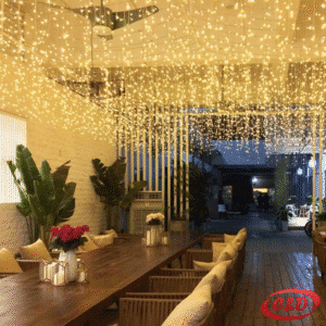Lampice; LED; Ledenice; 10 m; Toplo Bijela