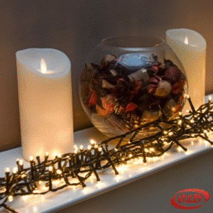 Lampice; LED; Girlanda; 10 m; Toplo Bijela