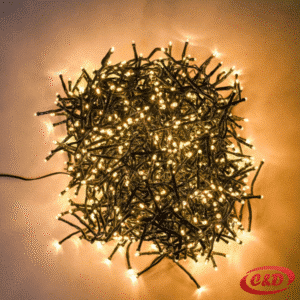 Lampice; LED; Girlanda; 10 m; Toplo Bijela