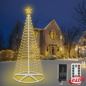 Svjetleće drvce; LED; sa stalkom; 230 cm; Toplo Bijela