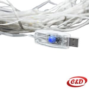 Svjetleće drvce; LED; sa stalkom; 230 cm; Toplo Bijela