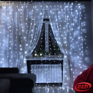 Lampice; LED; Zavjesa; 3 x 1,5 m; Bijela