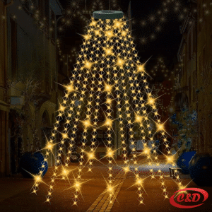 Lampice; LED; Za jelku; 200 cm; Toplo Bijela