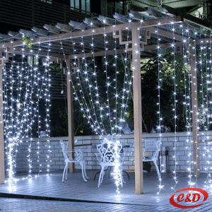 Lampice; LED; Zavjesa; 3 x 1,5 m; Bijela