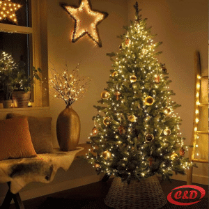 Lampice; LED; Za jelku; 200 cm; Toplo Bijela